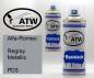 Preview: Alfa-Romeo, Regray Metallic, PD3: 400ml Sprühdose + 400ml Klarlack - Set, von ATW Autoteile West.